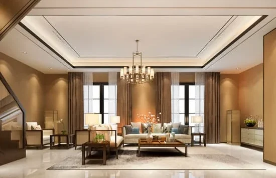 Le vente méconnue du viager sur les meubles Salle de séjour élégante avec un mobilier contemporain et des tons neutres.